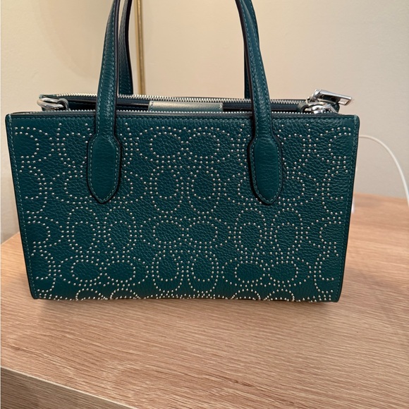 Elegant Green Satchel Bag - Picture 5 of 13